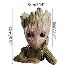 Load image into Gallery viewer, Home Decor Accessories Baby Groot Pen Holder Plants Flower Pot Cute Tree Figurines Miniature Model Desktop Decoration Ornaments