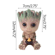 Load image into Gallery viewer, Home Decor Accessories Baby Groot Pen Holder Plants Flower Pot Cute Tree Figurines Miniature Model Desktop Decoration Ornaments