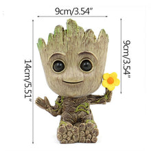 Load image into Gallery viewer, Home Decor Accessories Baby Groot Pen Holder Plants Flower Pot Cute Tree Figurines Miniature Model Desktop Decoration Ornaments