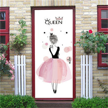 Load image into Gallery viewer, Scenery Wood Grain Door Sticker Vinyl Adhesive Waterproof Removable Wallpaper Poster Room Decoration Mural Decals adesivo porta