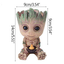Load image into Gallery viewer, Home Decor Accessories Baby Groot Pen Holder Plants Flower Pot Cute Tree Figurines Miniature Model Desktop Decoration Ornaments

