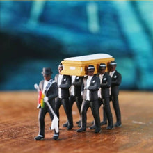 Load image into Gallery viewer, 1:64 High Simulation Plastic Ghana Funeral Coffin Dancing Pallbearer Team Model Exquisite Workmanship Action Figure Car Decor
