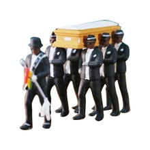 Load image into Gallery viewer, 1:64 High Simulation Plastic Ghana Funeral Coffin Dancing Pallbearer Team Model Exquisite Workmanship Action Figure Car Decor
