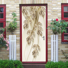 Load image into Gallery viewer, Scenery Wood Grain Door Sticker Vinyl Adhesive Waterproof Removable Wallpaper Poster Room Decoration Mural Decals adesivo porta
