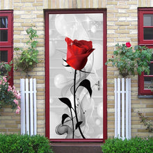 Load image into Gallery viewer, Scenery Wood Grain Door Sticker Vinyl Adhesive Waterproof Removable Wallpaper Poster Room Decoration Mural Decals adesivo porta
