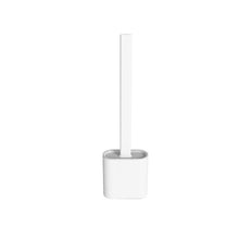 Load image into Gallery viewer, Silicone Wc Toilet Brush Flat Head Flexible Soft Bristles Brush With Quick Drying Holder set for Bathroom Accessory Tools

