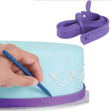 Load image into Gallery viewer, Kitchen  Baking Cake Mold Tool Silicone Material Cake Soft Ruler Scale Measurement Cake Band Pastry Cake Mold Bakeware Tool
